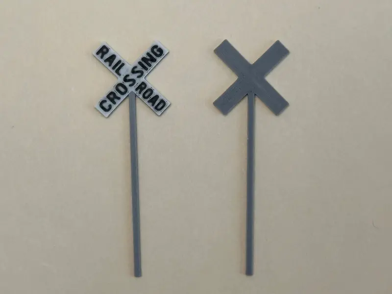 Railroad Crossbuck Modern 2