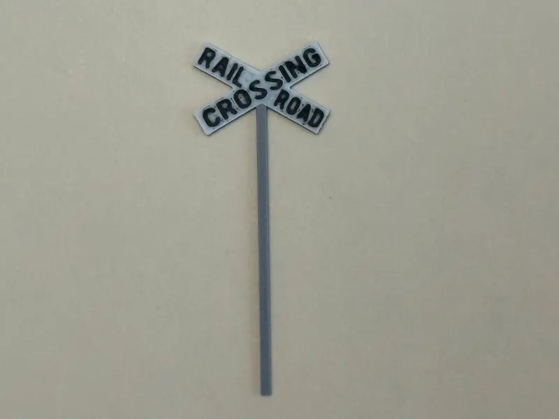 Railroad Crossbuck Vintage 1