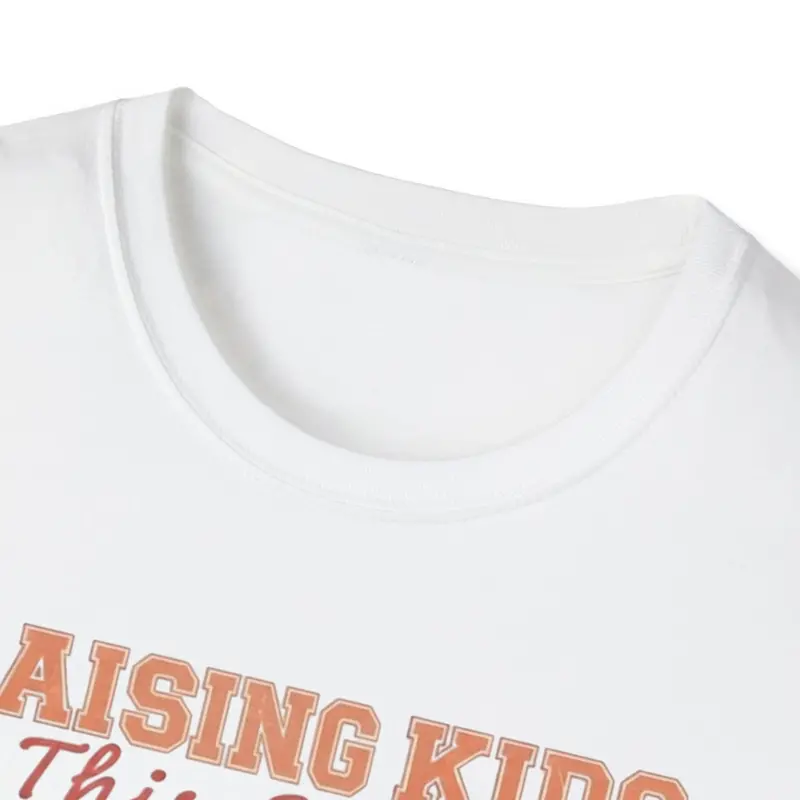Raising Kid In This Economy Is My Full-Time Hustle Cotton Tshirt 4