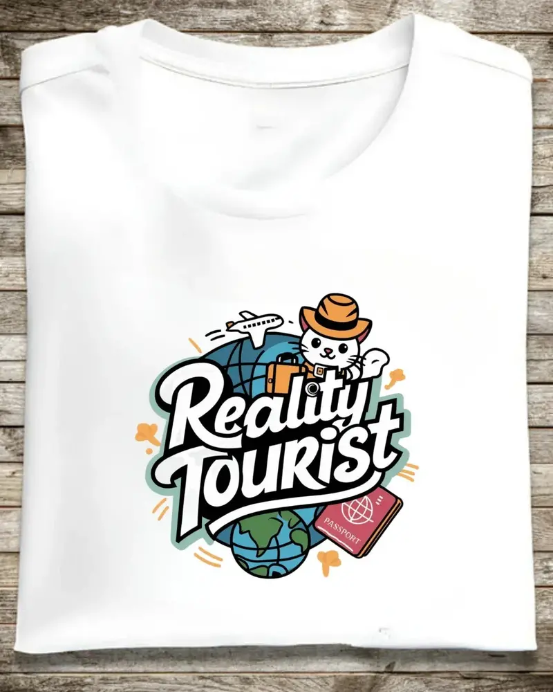 Reality Tourist Cotton T-Shirt 1