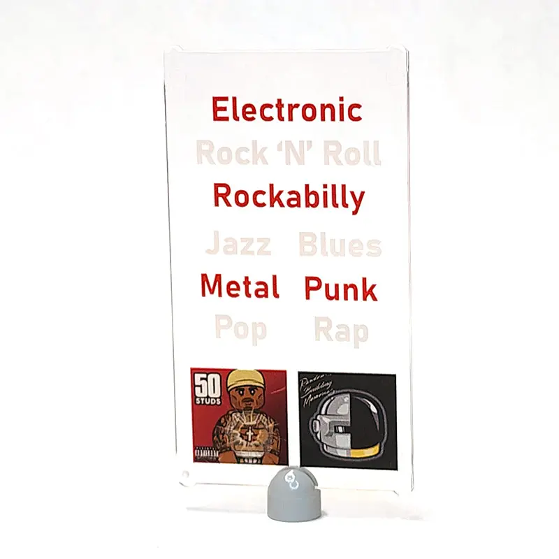 Record Store Window - Genre List 1