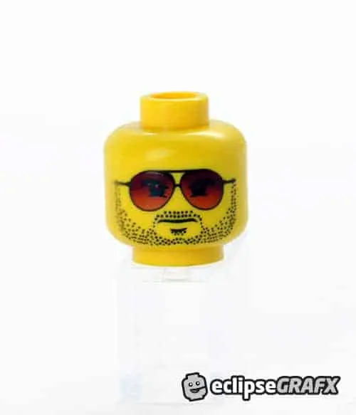 Red Aviator Stubble - Male - Yellow 1