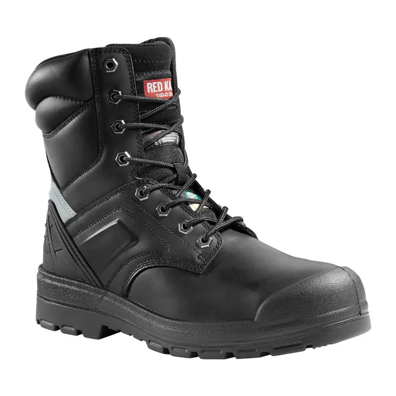Red Kap Campbell Men's 8" Steel Toe Waterproof Work Safety Csa Boot 1037Bk - Black 1
