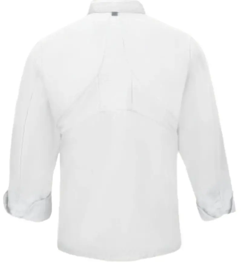 Red Kap Men's Oilblok + Mimix Button-Up Chef Coat 3