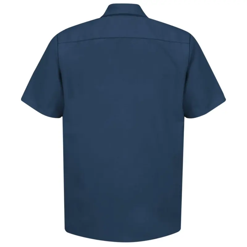 Red Kap Men's Short Sleeve Industrial Work Shirt - Navy 3