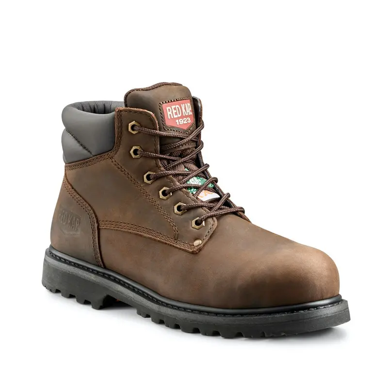 Red Kap Unisex 6" Steel Toe Work Safety Csa Boot Cf23101abr - Brown 1