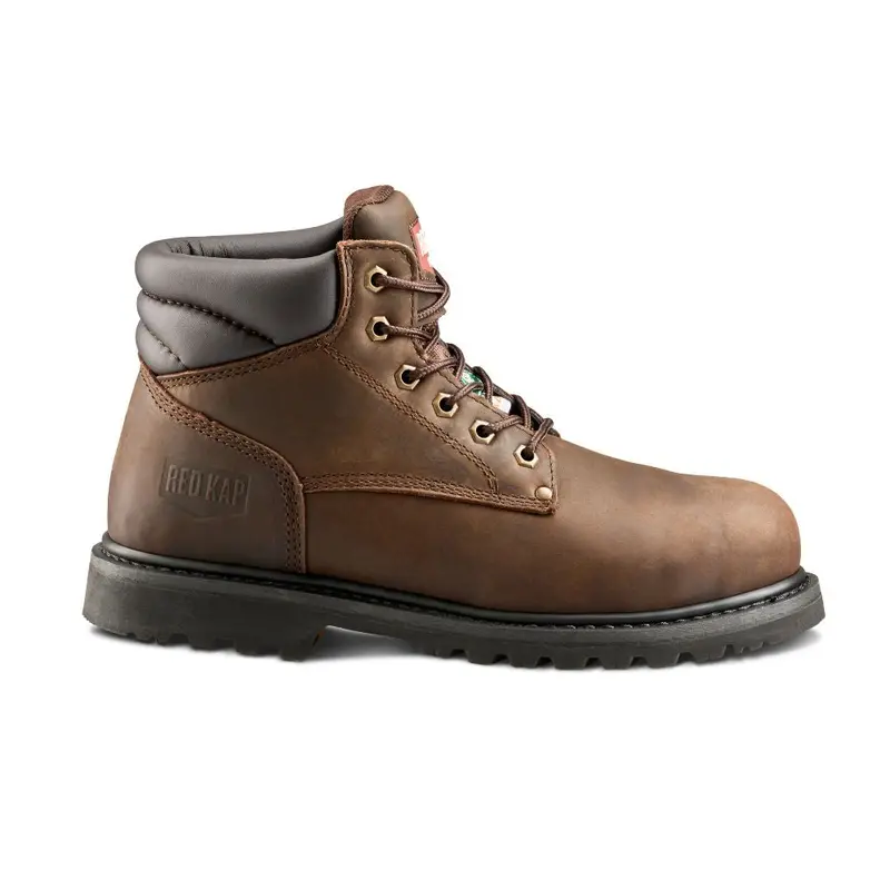Red Kap Unisex 6" Steel Toe Work Safety Csa Boot Cf23101abr - Brown 2
