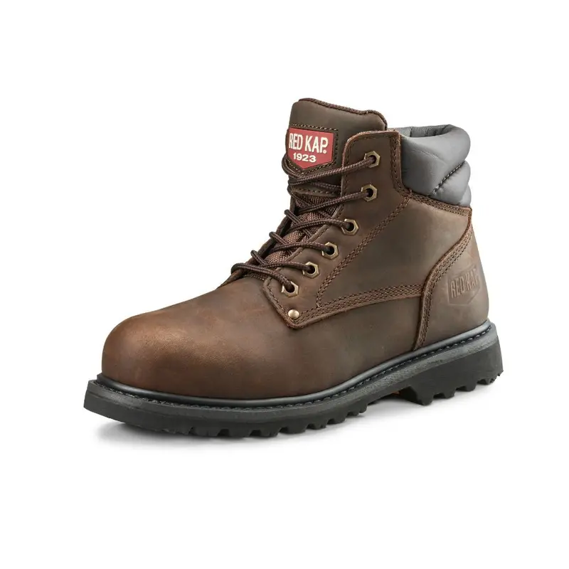 Red Kap Unisex 6" Steel Toe Work Safety Csa Boot Cf23101abr - Brown 3