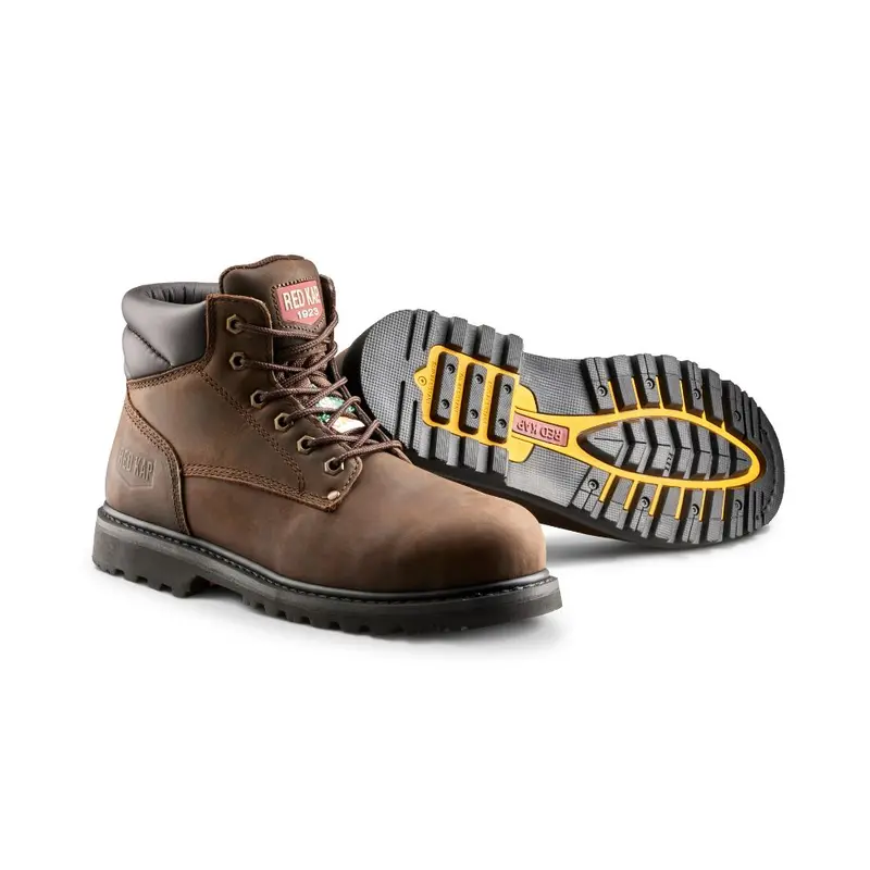 Red Kap Unisex 6" Steel Toe Work Safety Csa Boot Cf23101abr - Brown 4
