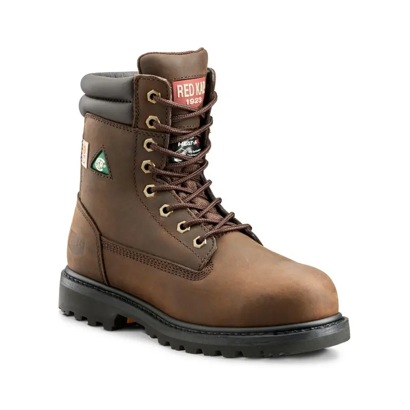 Red Kap Unisex 8" Steel Toe Insulated Work Safety Csa Boot Cf23100aibr - Brown 1