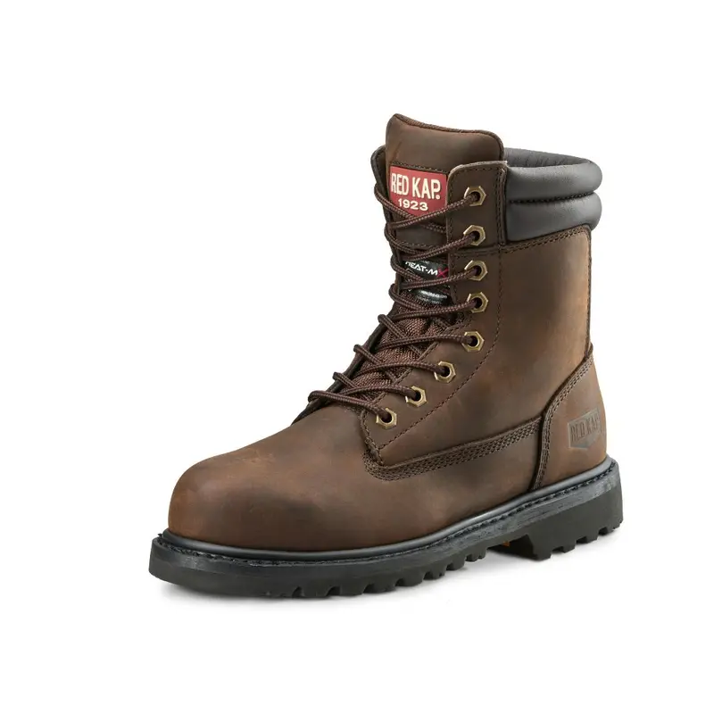 Red Kap Unisex 8" Steel Toe Insulated Work Safety Csa Boot Cf23100aibr - Brown 3