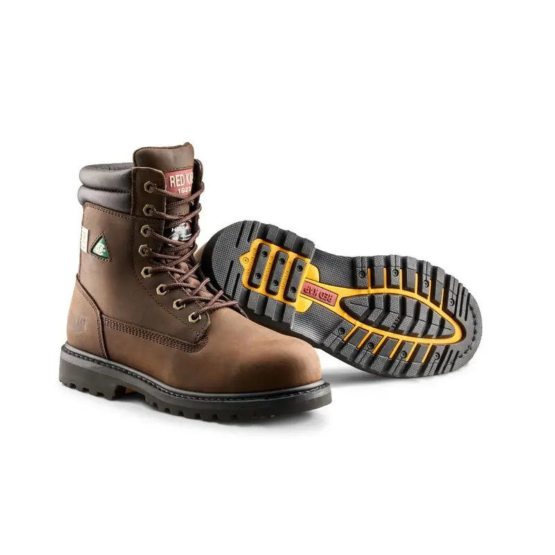Red Kap Unisex 8" Steel Toe Insulated Work Safety Csa Boot Cf23100aibr - Brown 4