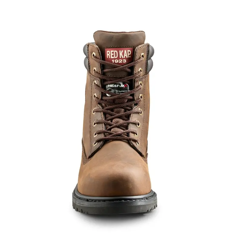 Red Kap Unisex 8" Steel Toe Insulated Work Safety Csa Boot Cf23100aibr - Brown 6