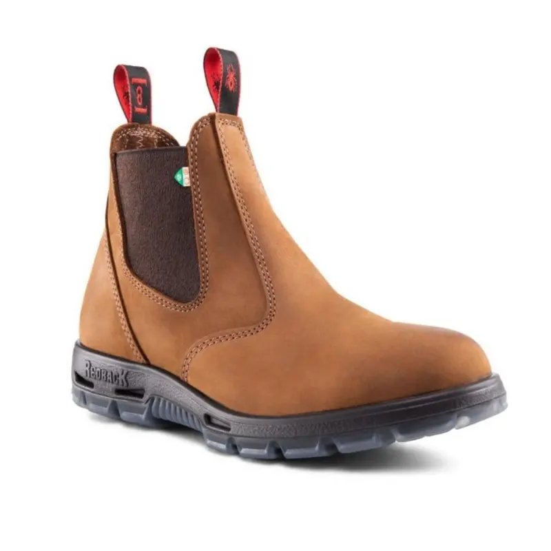 Redback Bobcat Unisex Slip On Steel Toe Work Boot -  Psbht Tussock 1