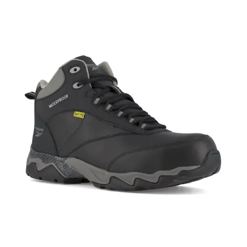 Reebok 6" Internal Metatarsal Black/Grey Composite Toe Shoe #Rb1067 1