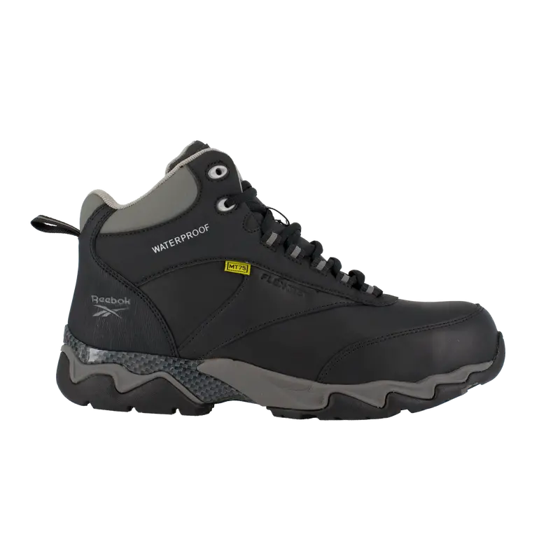 Reebok 6" Internal Metatarsal Black/Grey Composite Toe Shoe #Rb1067 2
