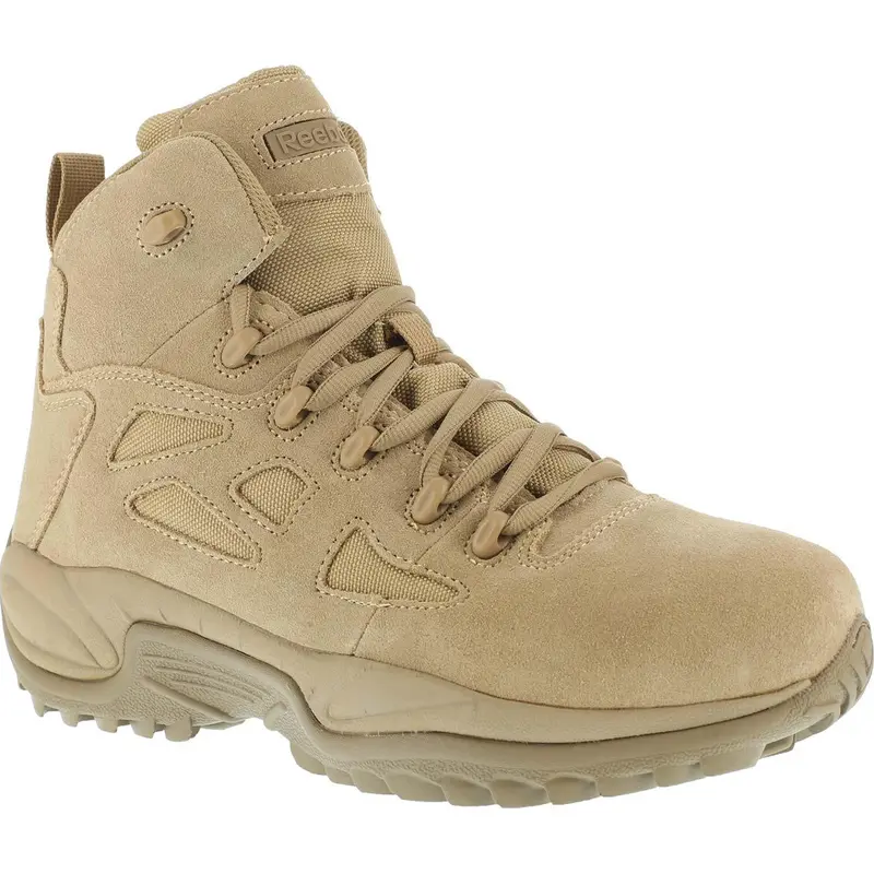 Reebok Rapid Response 6" Soft Toe Side Zip Boot #Rb8695 1