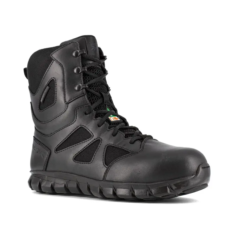 Reebok Sublite Cushion Tactical Sz Men's 8" Composite Toe Safety Boot - Black Ib8800 1