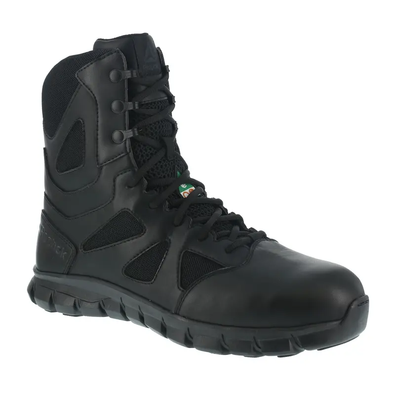 Reebok Sublite Cushion Tactical Sz Men's 8" Composite Toe Safety Boot - Black Ib8800 7