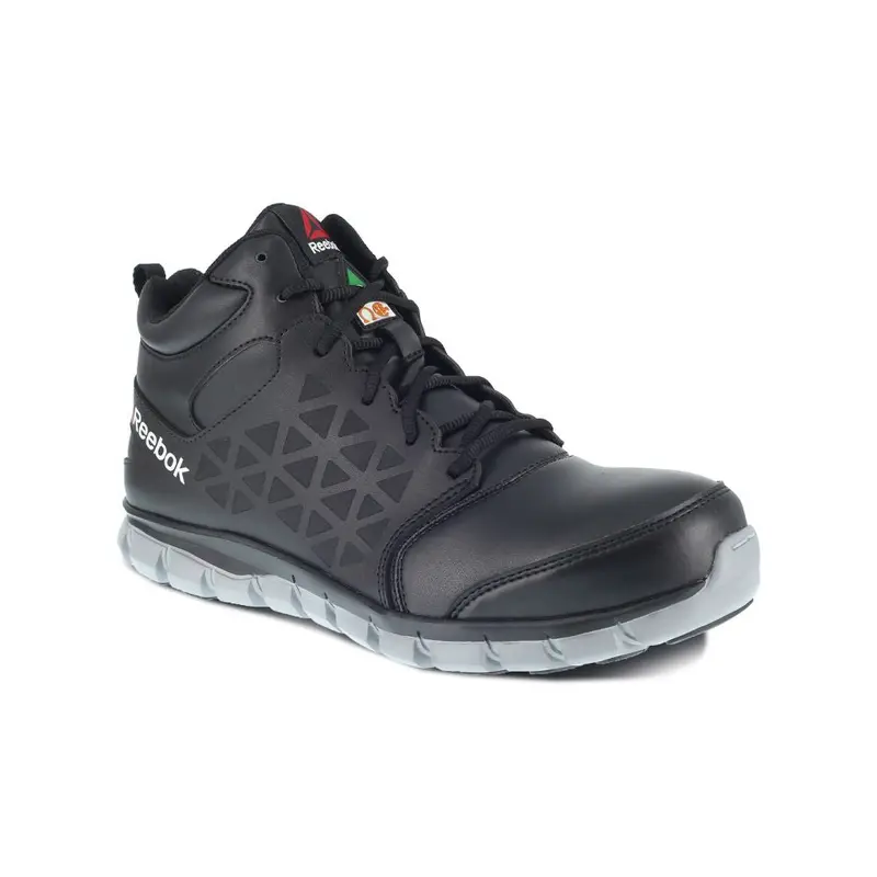 Reebok Sublite Men's Mid Cushion Composite Toe Work Safety Shoes Ib4142 1