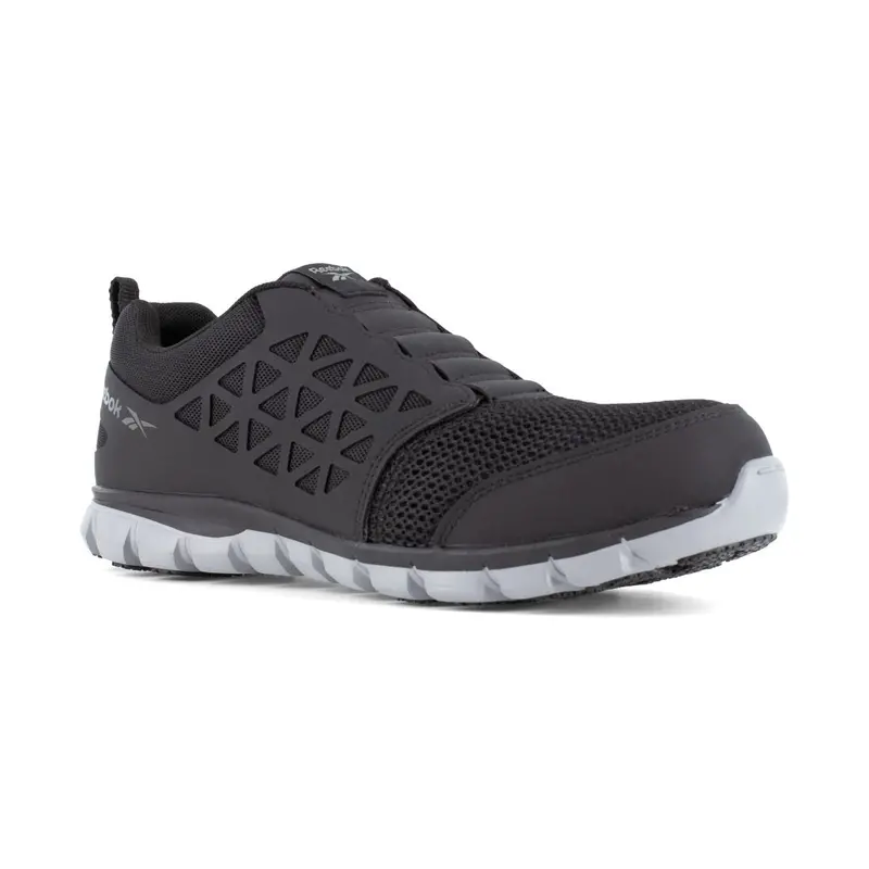 Reebok Sublite Men's Women's Sd Composite Toe Slip-On Work Csa Shoe Ib4052 1