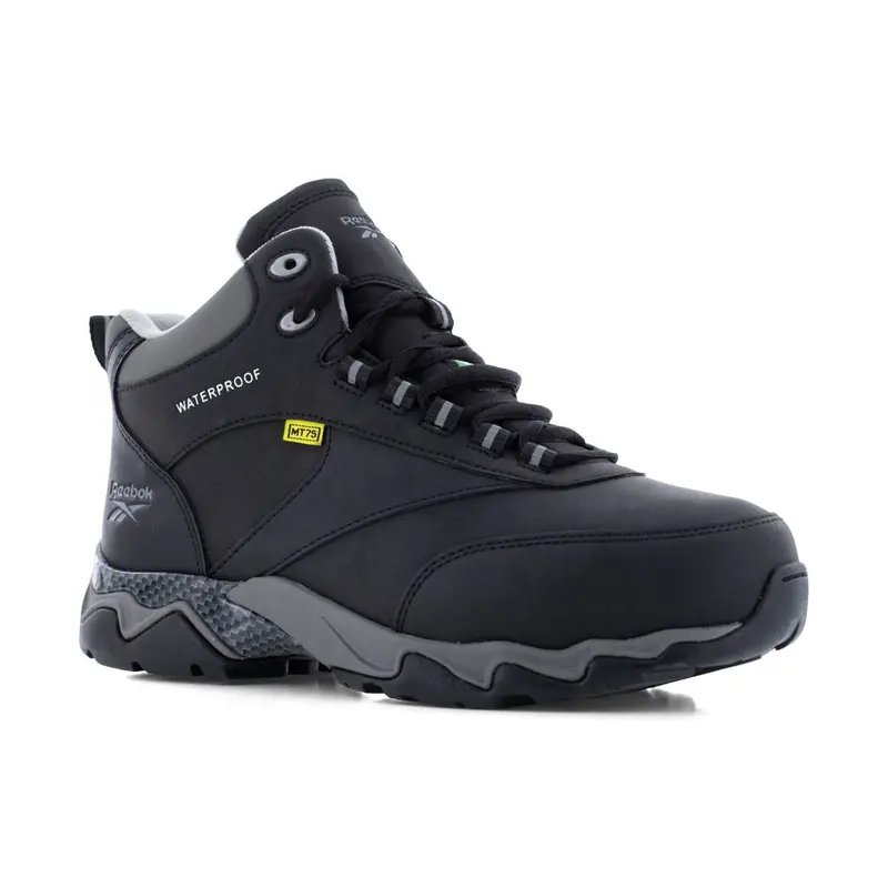 Reebok Work Beamer Ib1067 Unisex Mid Wp Composite Toe Met Guard Work Boot 1