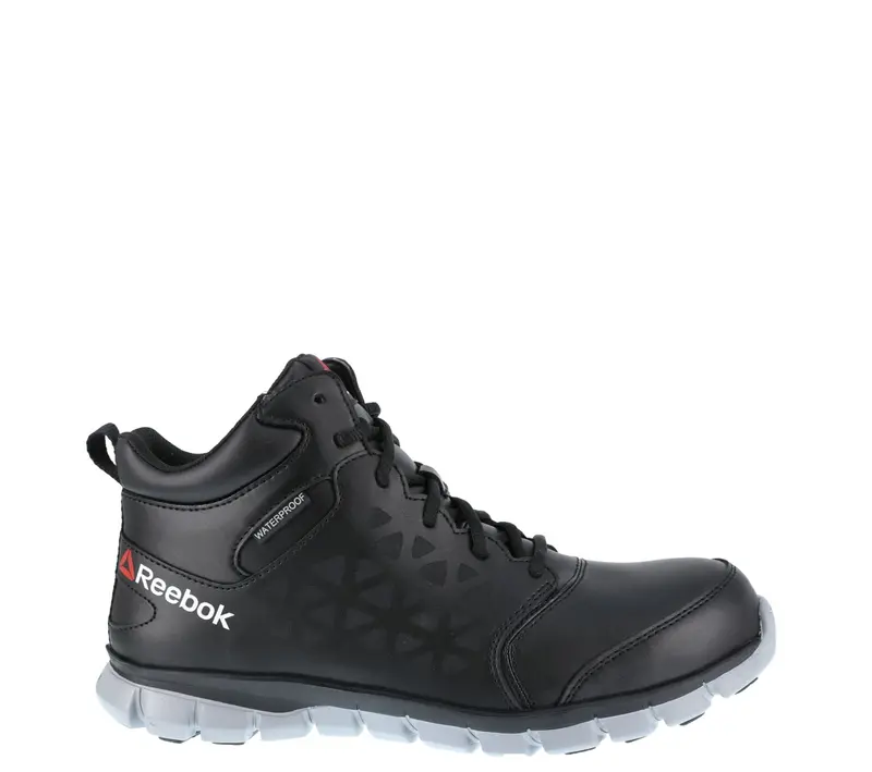 Reebok Work Men's Sublite Cushion Waterproof Comp Toe Mid Shoe 1