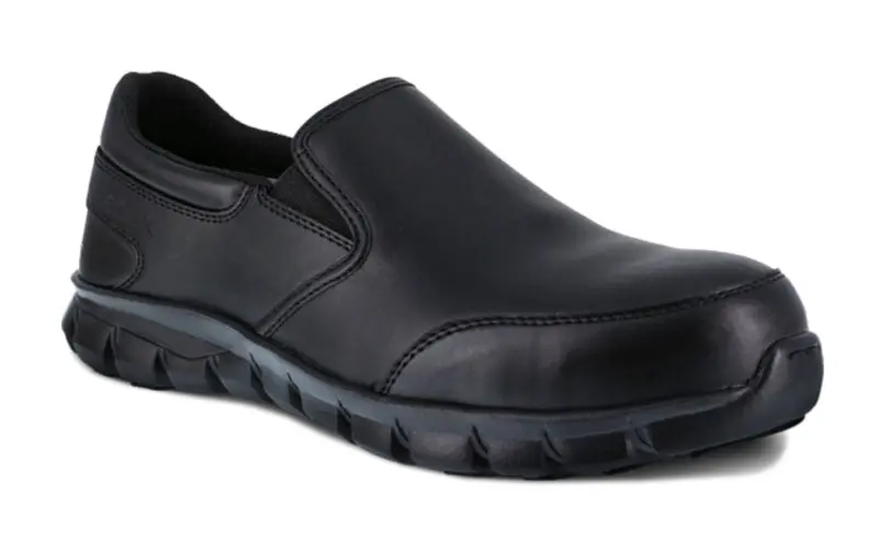 Reebok Work Sublite Men's Women's Composite Toe Slip On Work Csa Shoe Ib4036 2