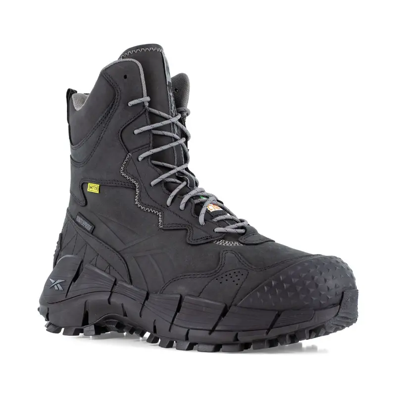 Reebok Zig Kinetica Edge Ii Men's 8" Waterproof Composite Toe Safety Boot With Internal Met Guard Ib3027 1