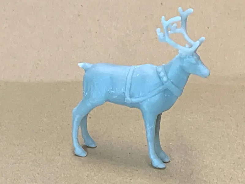 Reindeer Standing Medium W/Harness 2