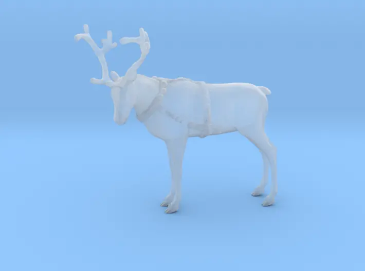 Reindeer Standing Small W/Harness 1