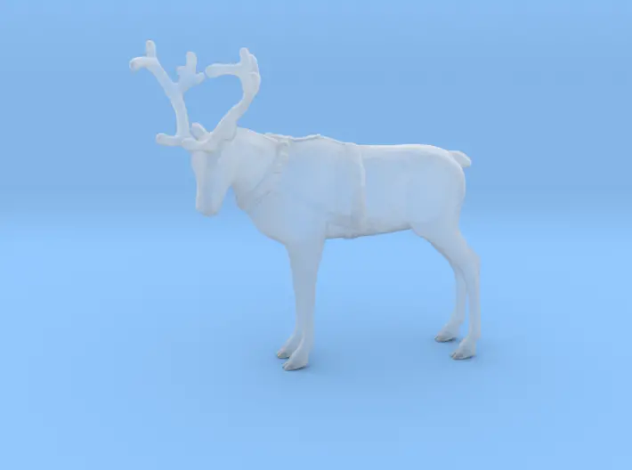 Reindeer Standing Small W/Harness 2