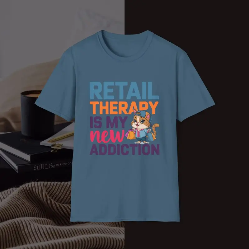 Retail Therapy Idiom Unisex Softstyle T-Shirts 11