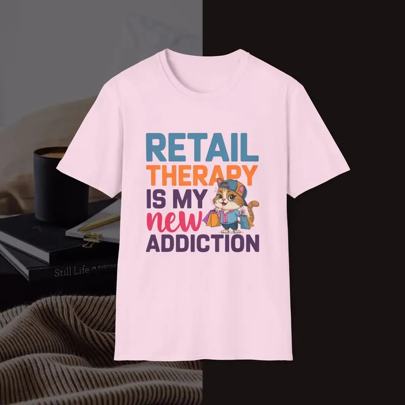 Retail Therapy Idiom Unisex Softstyle T-Shirts 12