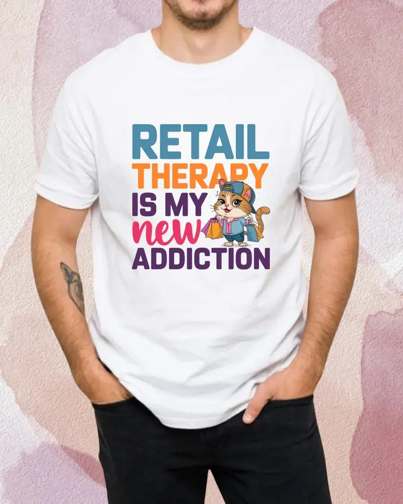 Retail Therapy Idiom Unisex Softstyle T-Shirts 3