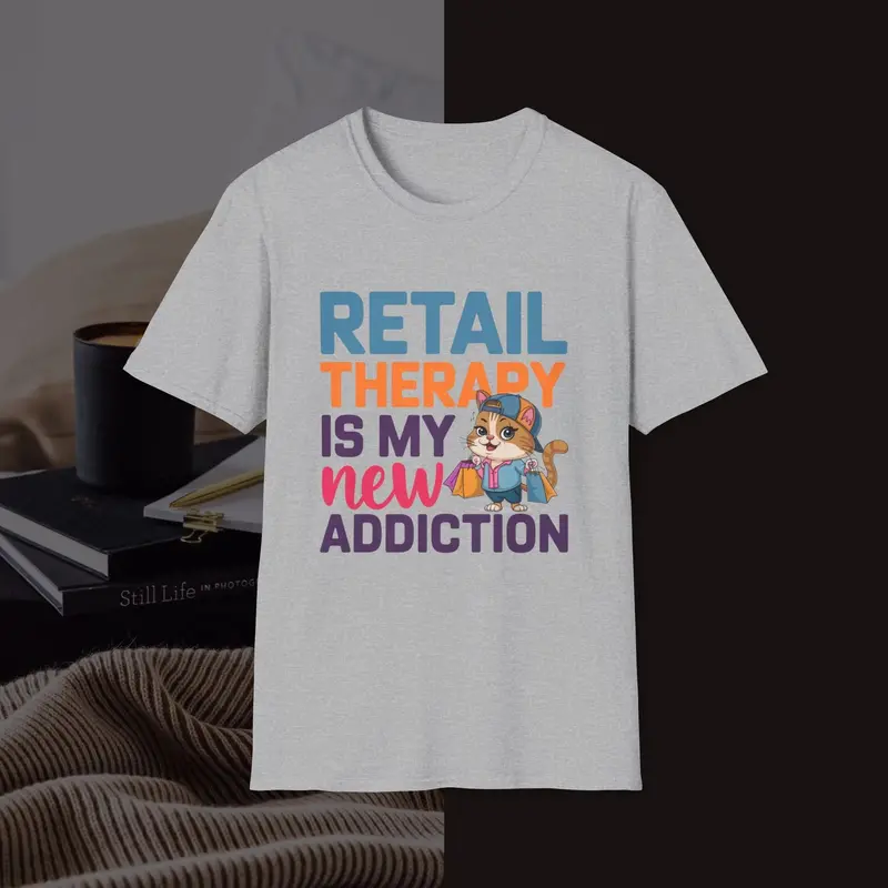 Retail Therapy Idiom Unisex Softstyle T-Shirts 7