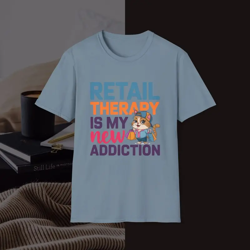Retail Therapy Idiom Unisex Softstyle T-Shirts 9