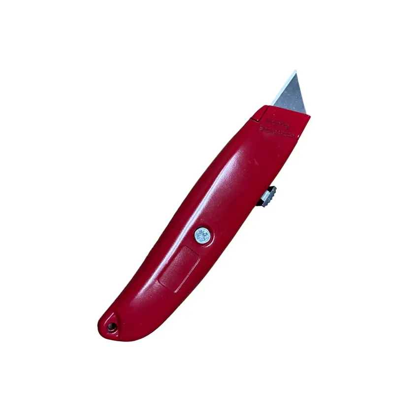 Retractable Utility Knife - 5.5" Aluminum Handle, Locking 0.9" Steel Blade 1