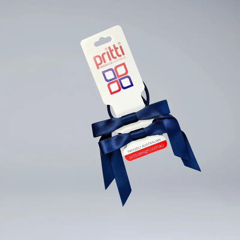 Rhac Navy Ribbon Bows 2
