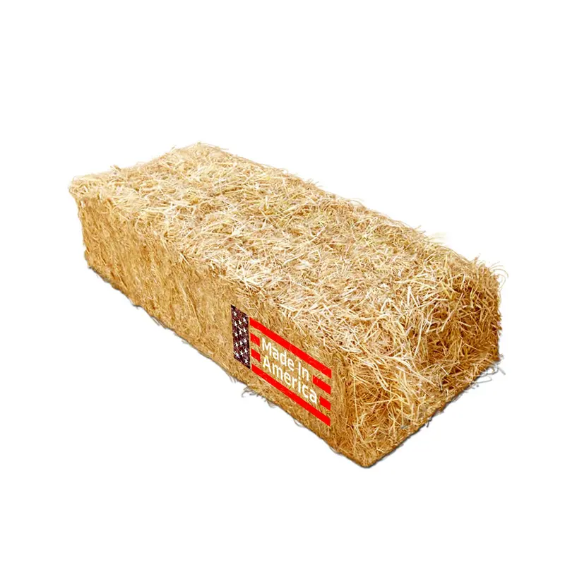 Rice Straw Bales - Certified Weed Free (Biodegradable) - 46" X 15" X 22" - Made In The Usa 1