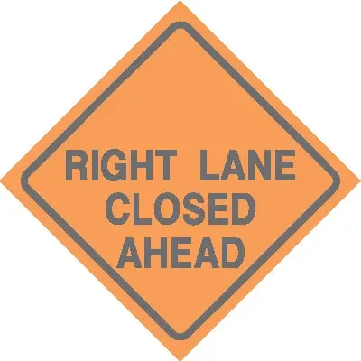 Right Lane Closed Ahead 1