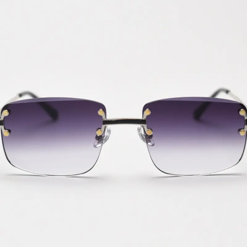 Rimless Gradient Tinted Sunglasses 2
