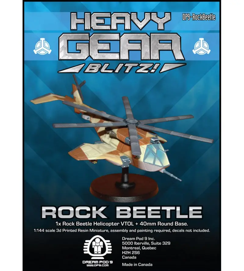 Rock Beetle Helicopter Vtol 1