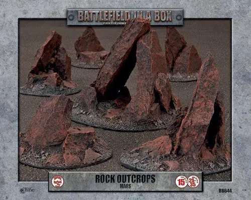 Rock Outcrops: Mars (X6) 1