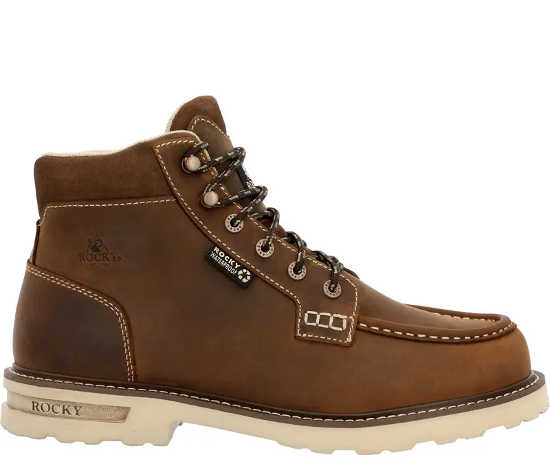 Rocky Men's Grindstone Xtr 6" Waterproof Eh Moc Toe Work Boot 1