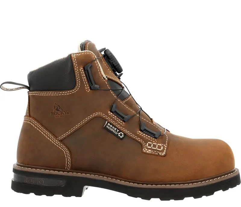 Rocky Men's Grindstone Xtr Boa® 6" Waterproof Comp Toe Work Boot 1