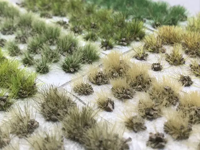 Rocky Sampler, Grey-- 6Mm Self-Adhesive Grass Tufts 1
