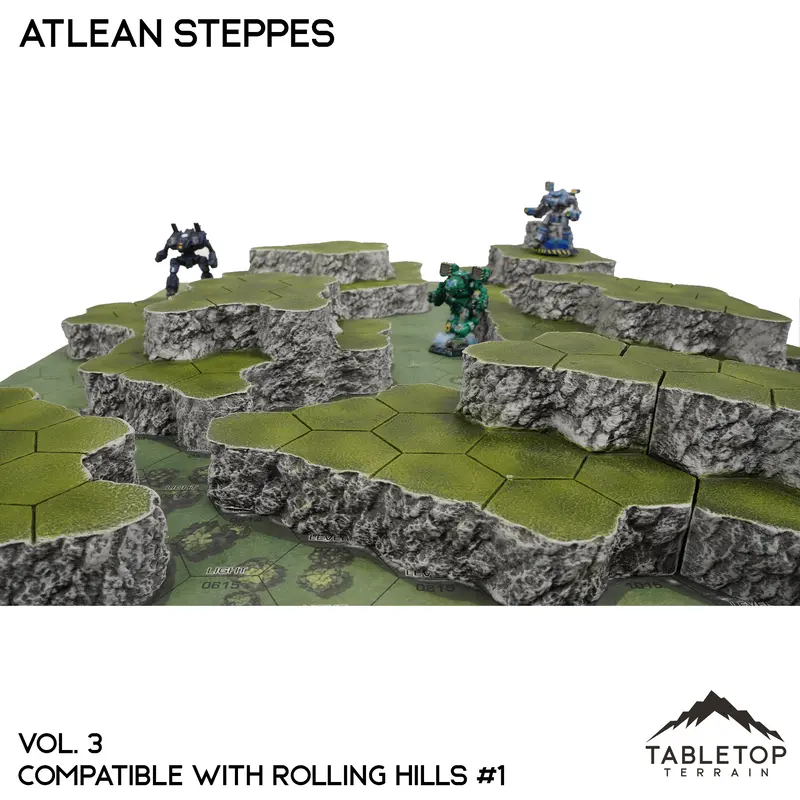 Rolling Hills #1 Compatible Map Hill Sets - Atlean Steppes 1