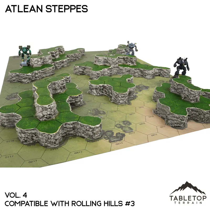 Rolling Hills #3 Compatible Map Hill Sets - Atlean Steppes 1
