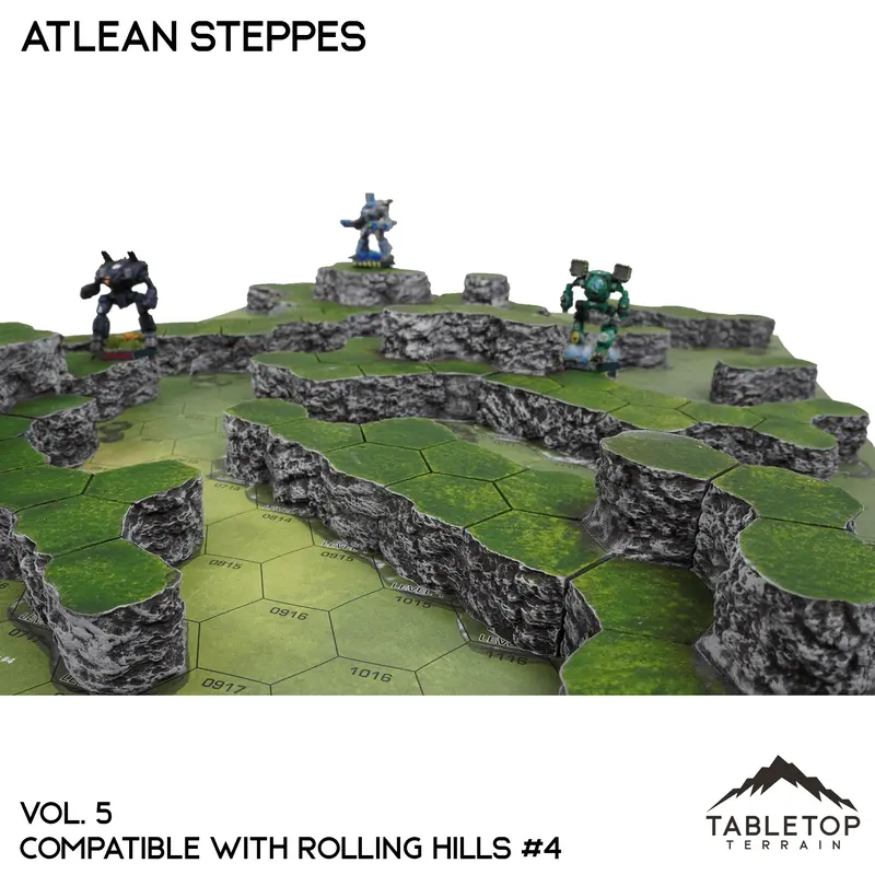 Rolling Hills #4 Compatible Map Hill Sets - Atlean Steppes 1